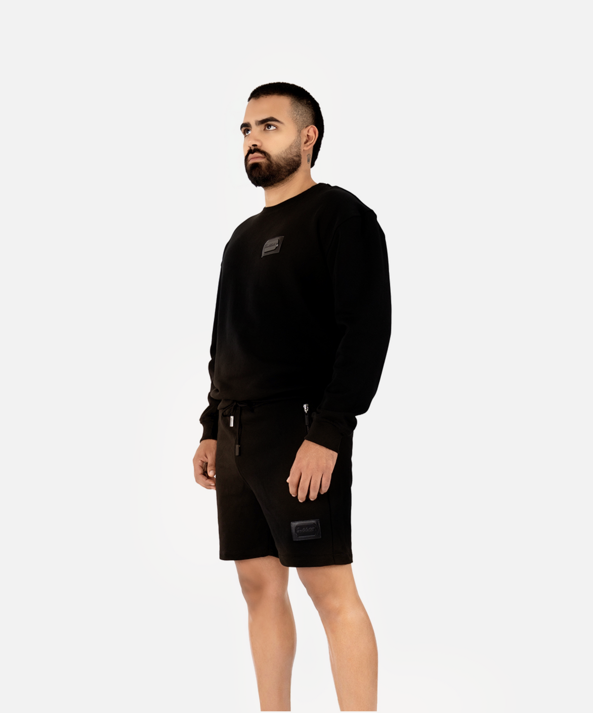 Black Jogger Short