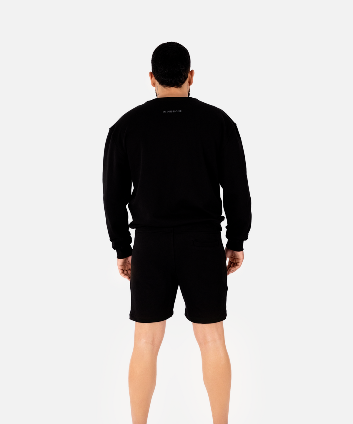 Black Jogger Short