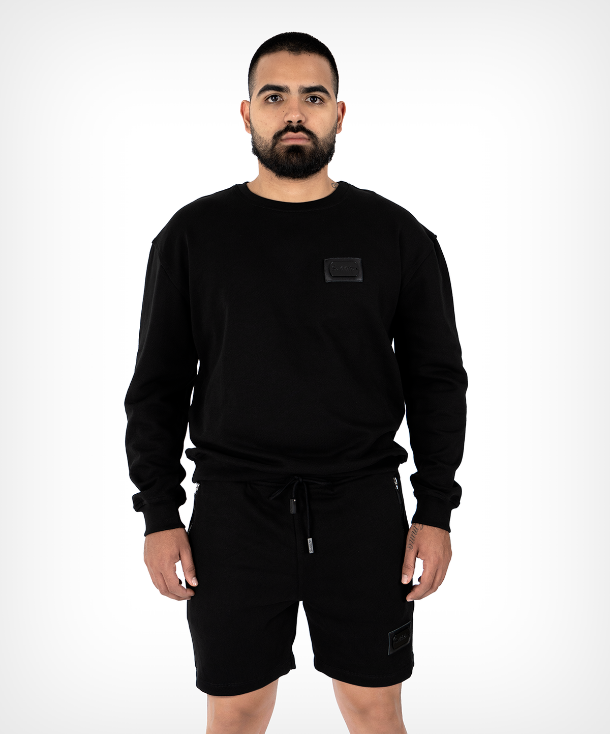 Black Jogger Short